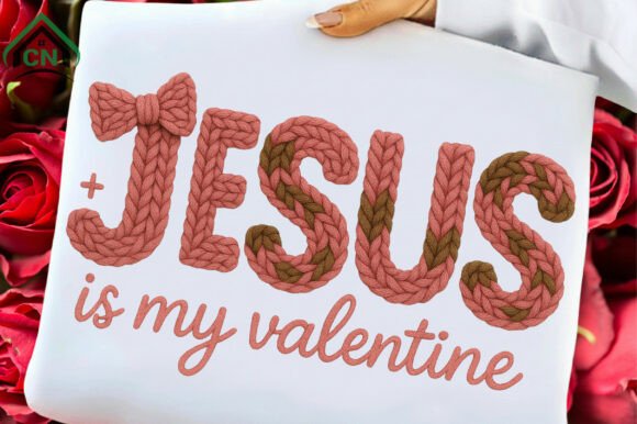 Download Crochet Jesus is My Valentine Png - Premium Bundle
