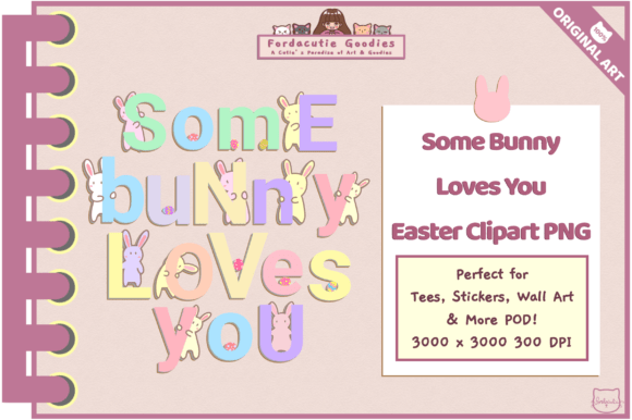 Download Some Bunny Loves You Easter Clipart PNG - Premium Resources