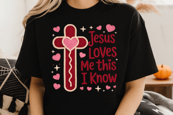 Download Crochet Jesus Loves Me This I Know PNG - Premium Resources