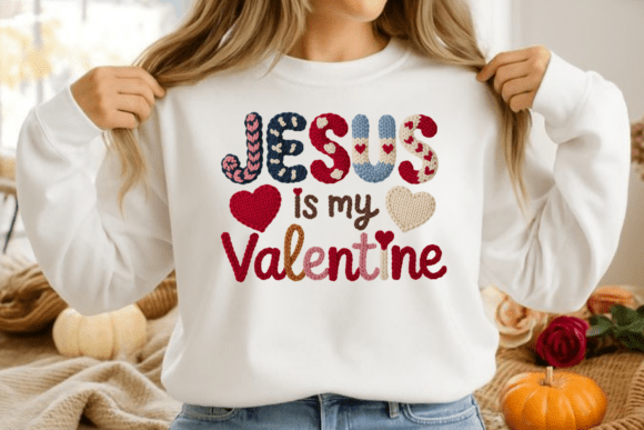 Download Crochet Jesus is My Valentine PNG - Premium Resources