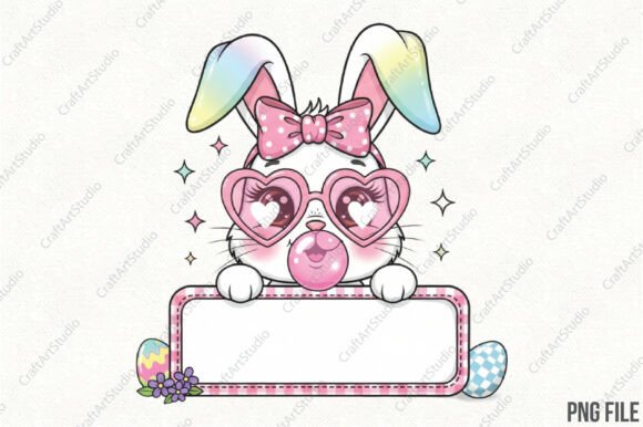 Download Personalized Easter Bunny Girl Png - Premium Bundle